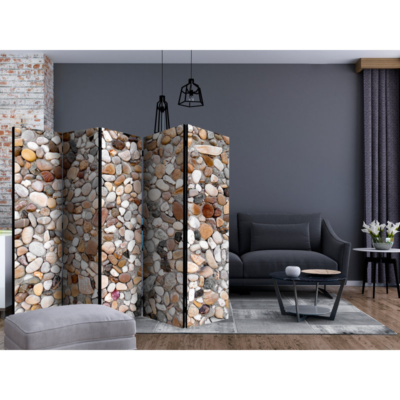Gerace 172cm H Folding Room Divider, 5