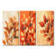 Terre cuite, feuilles, couches de la forêt I - ensemble de 3 décorations murales feuilles-1979150182-1979150176-1979150177