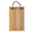 2 Beer Bottle Pinewood Carry Case with Solid Lid Carrier