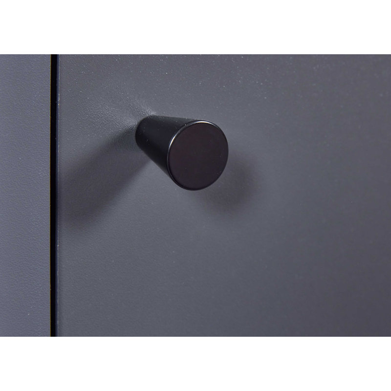 Adaliz Wine Cabinet, Grey