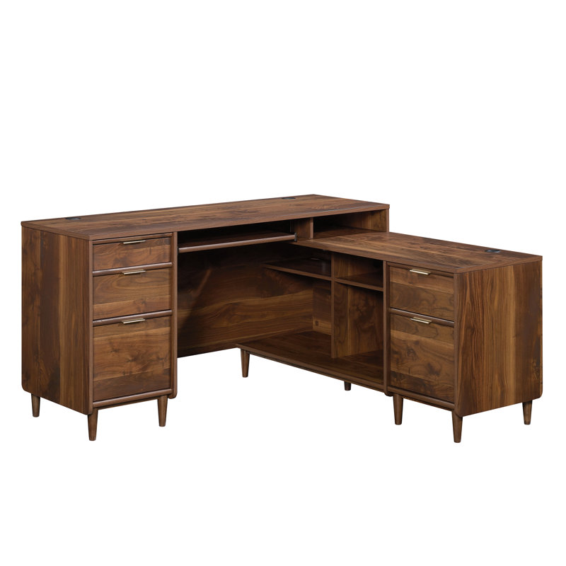 Bureau double caisson en L Cutrer