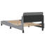 Structure de lit vidaXL gris clair tissu 100 x 190 cm-97706084-97706082