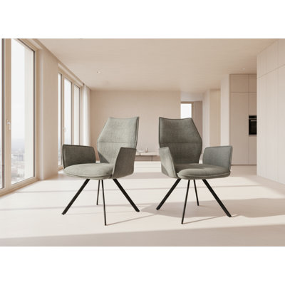 Lusso Fabric Dining Armchair