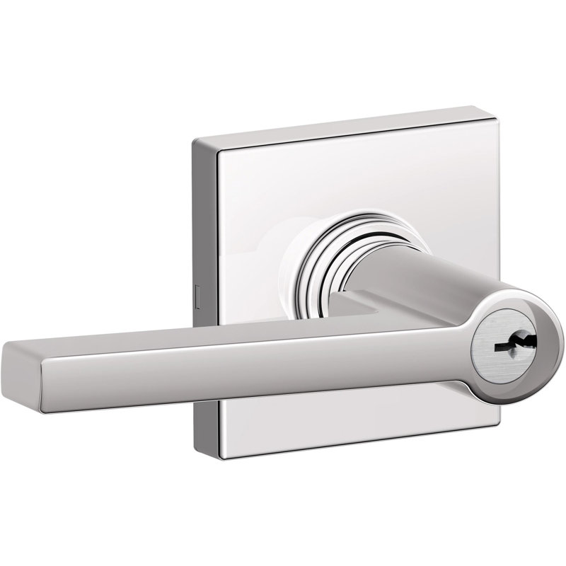 Levier de porte, Chrome poli