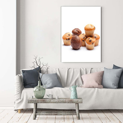Cupcakes 1 Piece Wrapped Canvas Wall Art