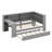 Wood Twin Size Platform Bed With Storage Shelves, Trundle, Charging Station, LED, Desk And Upholstered Headboard-1161115504