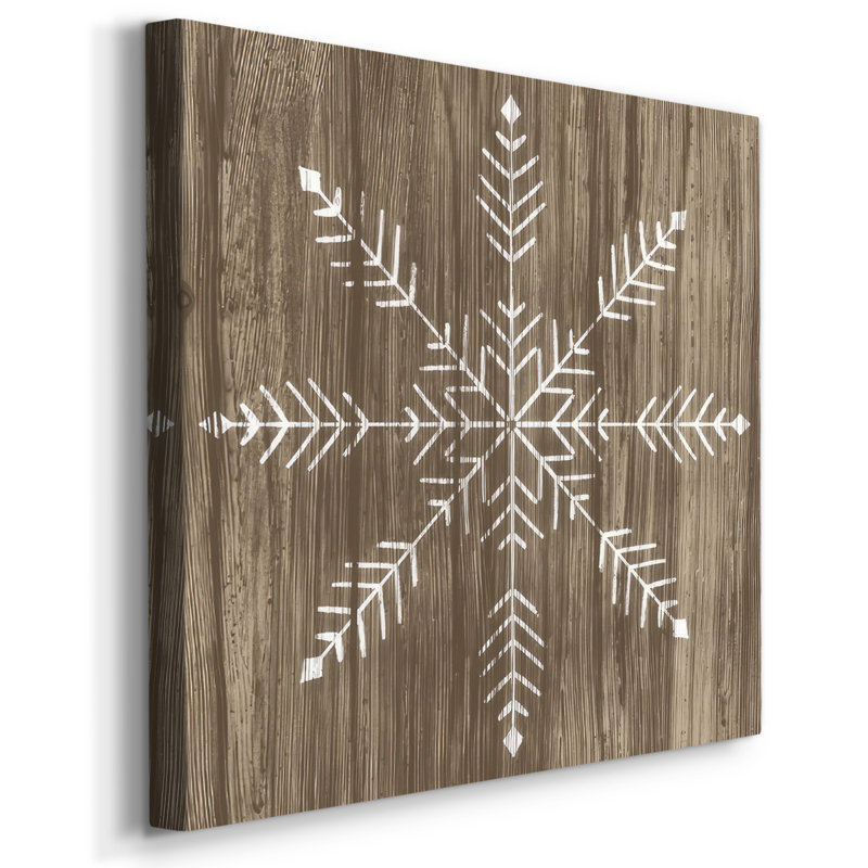 Impression sur toile Barnwood Wonderland IV, H 16 po x l 16 po x P 1,5 po