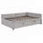 Upholstered L-Shaped Daybed with Pop Up Trundle-1101416276