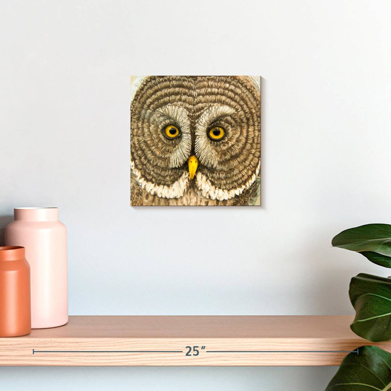 Brampt Owl Sculpture, 10" H x 10" W