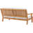 Wheelock 68'' Wide Teak Loveseat with Cushions