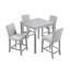Ensemble de table de comptoir 5 pièces, ensemble de table de cuisine avec table carrée, table de salle à manger à hauteur de comptoir-188320614-188320608