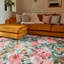 Clarke & Clarke Floral Digitally Printed 76cm X 150cm Area Rug-485502665-485502671