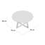 Edward Cross Legs Coffee Table