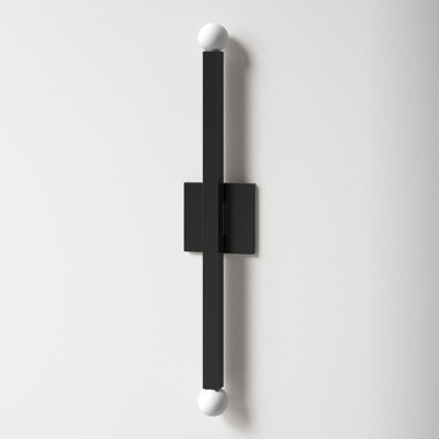 Peary 2 Light Steel Dimmable Wallchiere