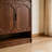 Retro large capacity storage shoe cabinet