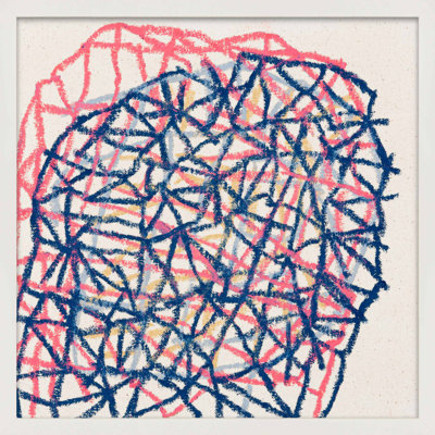 Drewes "Pink Tangle" Print by Stephanie Dennis