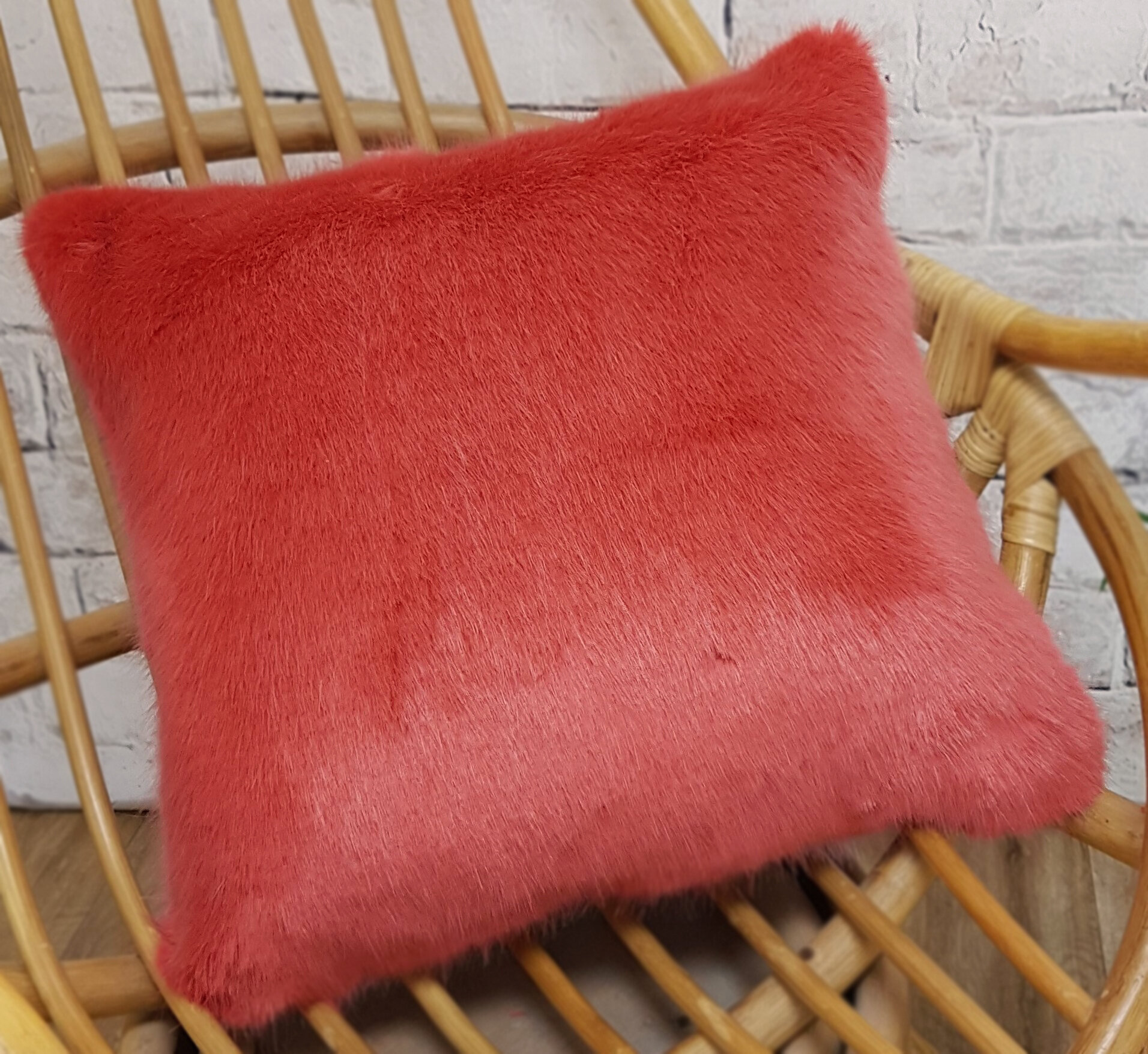 Coral fur sale pillow