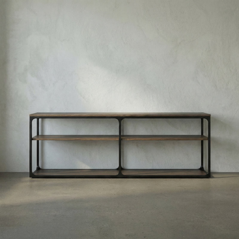 Novie 84'' W Solid Wood Console Table