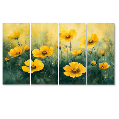 Bautista - Poppies Wall Art - Traditional Wall Wall Art Canvas