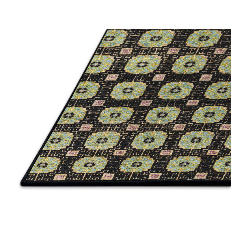 Abstract Indoor Rug, Rectangle 7' x 10'