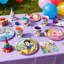 120Pcs Princess Birthday Party Supplies