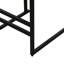 Tabouret de bar noir de 2: hauteur comptoir, rembourrage en cuir pu, repose-pieds, structure en métal stable pour les meubles-lavabos et appartements 2 tabourets de hauteur: rembourrés, robustes et fonctionnels-424399860