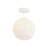 1-Light Modern Moon Globe Pendant Light with 3D-Printed Shade