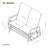Sojag Bahia Aluminum Gliding Bench
