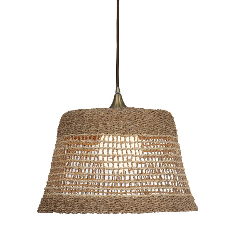 Cove 1 - Light Pendant, Brass, 16" H x 10" W x 9" D
