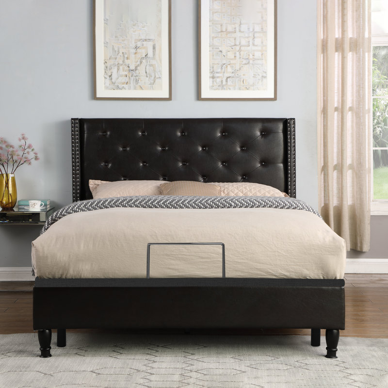Base de lit réglable Bernier avec port USB inclinable et massage Bluetooth, Complète