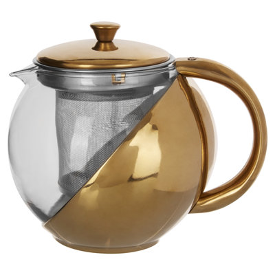 Symple Stuff Hraztan 650ml Glass No Pattern Teapot