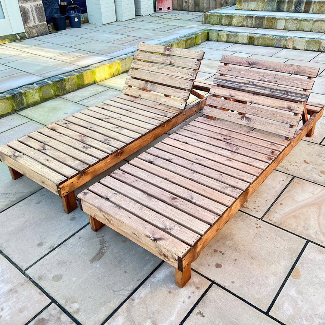 Udine Double Reclining Sun Lounger
