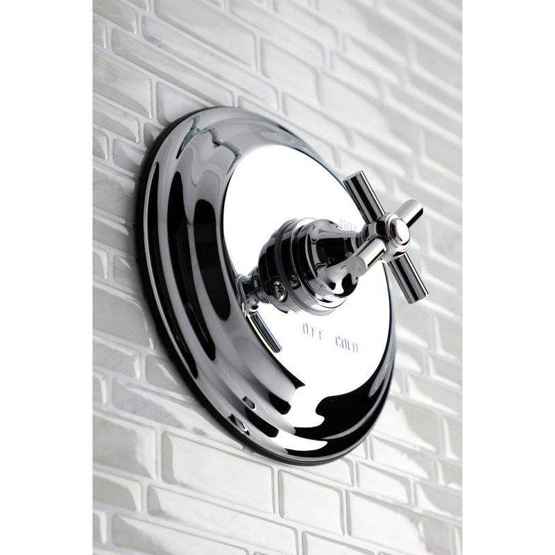 Kingston Brass Single-Handle Pressure Balanced Tub Faucet, Polished Chrome