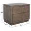 Table de chevet 2 tiroirs Kerio-1321577094