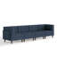 Upholstered Tufted Corduroy Modular Sectional with Pillow Back-1759689567-1759689562