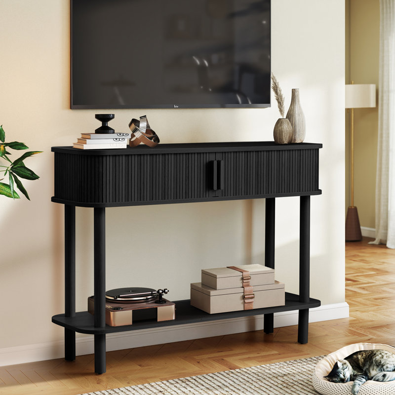43.31'' Console Table, Black