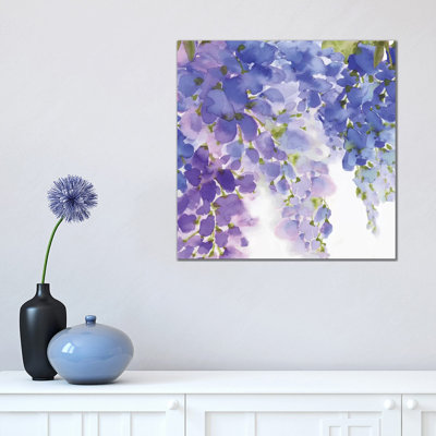 Wisteria II by Eva Watts - Wrapped Canvas Painting