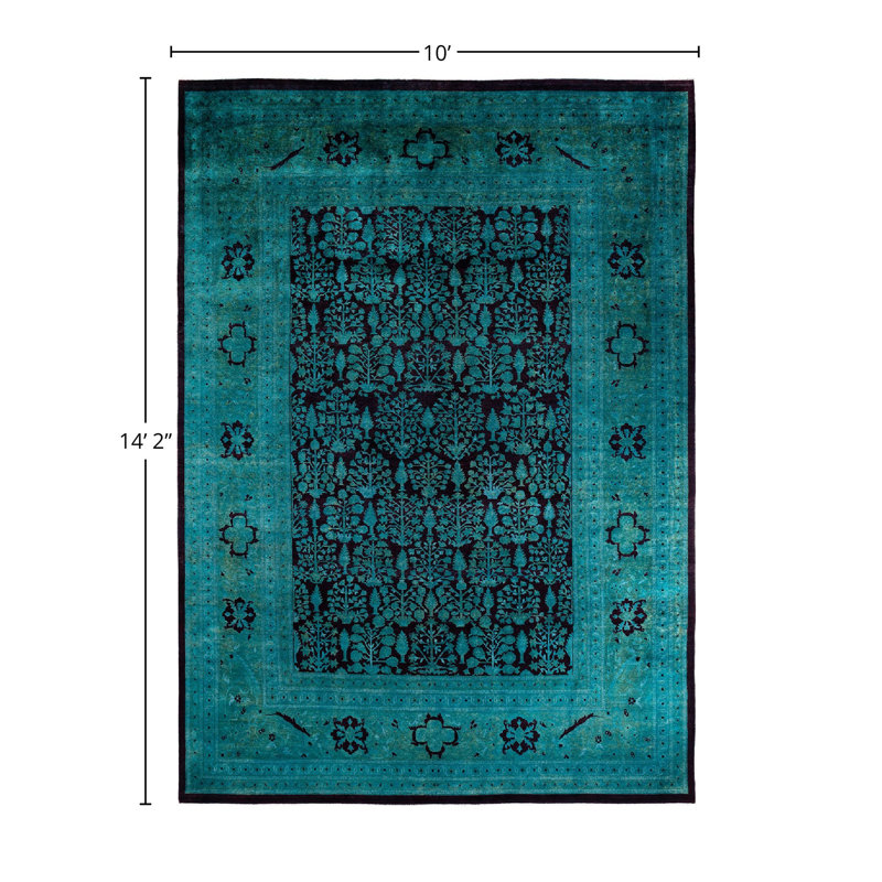 Tapis unique en laine 10 pi x 14 pi 2 po Wembley