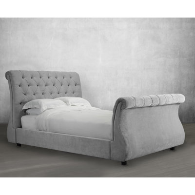 Lit-bateau tapissier Weber