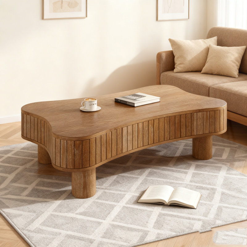 Table basse à plateau relevable 42 po, Noyer