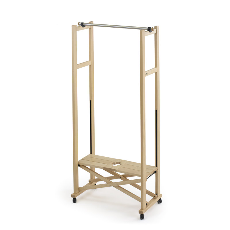 Rosemont Solid Wood Freestanding Coat Rack, Natural