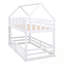Lit superposé simple au-dessus de simple avec clôture et porte-1745222882