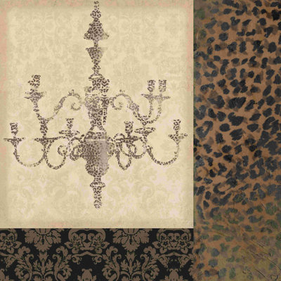 «Chandelier Patterns 2», impression sur toile tendue