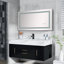 Miroir de salle de bain sans cadre à DEL avec lumières, miroir de salle de bain mural avec anti-buée, multifonction, 3 lumières à intensité variable, fonction de mémoire-898602265-898602266