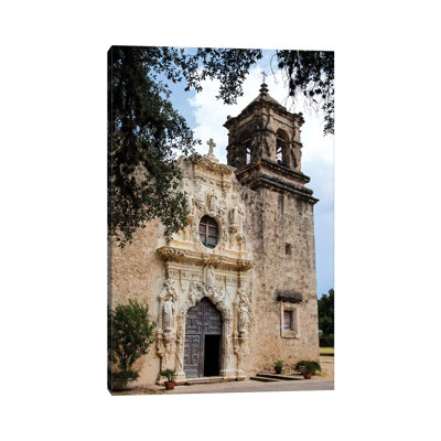 Artistry And Craftsmanship At Mission San Jose In San Antonio by Larry Ditto - Wrapped Canvas Gallery-Wrapped Canvas Giclée