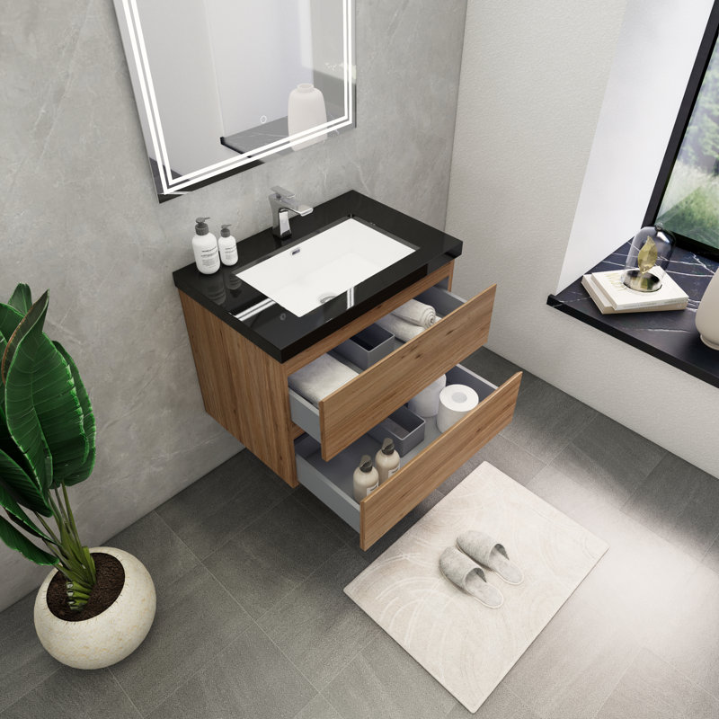 Ensemble de meuble-lavabo simple 24 po McConnico, Chêne