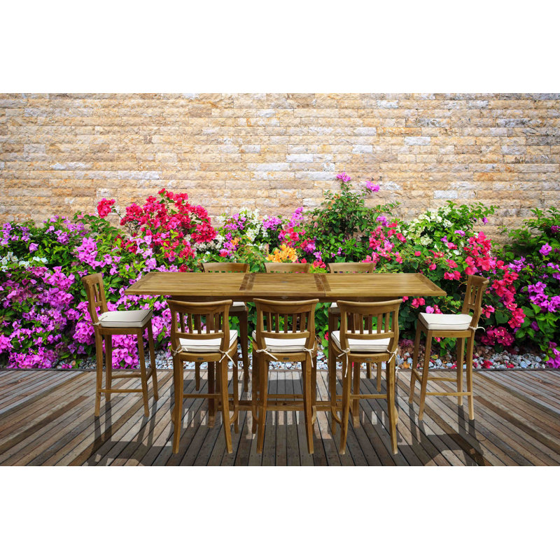 Outdoor Teak Bar Table