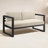 Smith 57" Outdoor Loveseat with Sunbrella® Cushions-591291546-577868667
