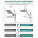 12 Inch All-metal Dual Shower Head with Massage Mode Equipped 