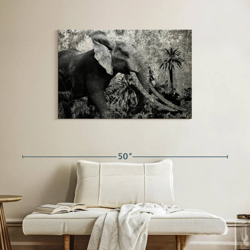 Éléphant safari Brampt Prime, H 26 po x l 39 po